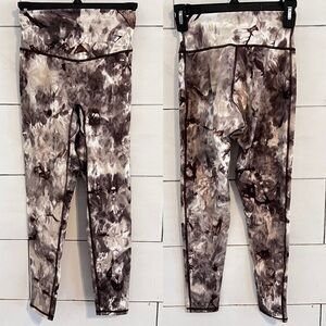 Gymshark Elevate Leggings. Cement Brown Spray Dye. Size Small. New Witho…